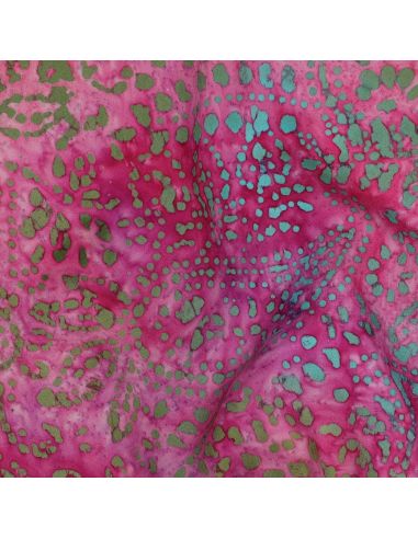 Viscose batik stof Kaona - Roze