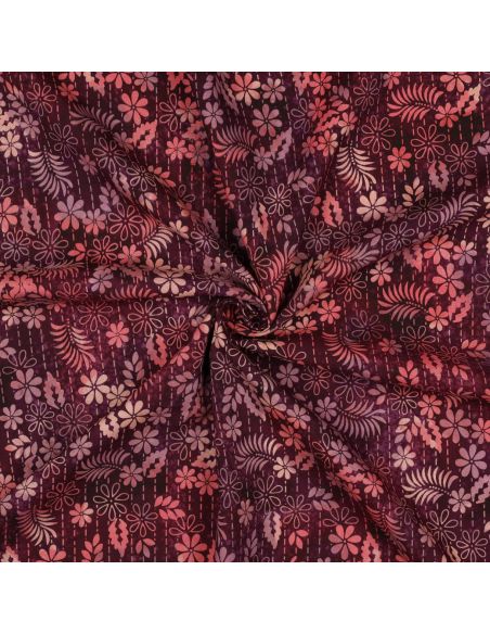 Thea batik viscose stof - Kers