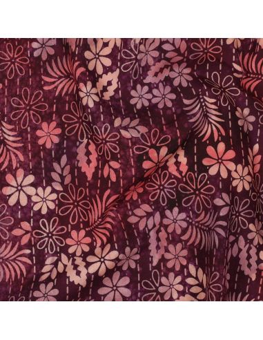 Thea batik viscose stof - Kers