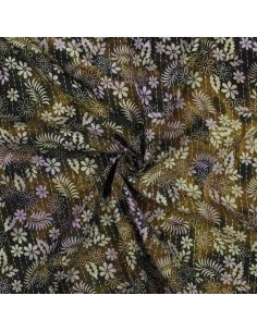 Thea batik viscose stof - Groen