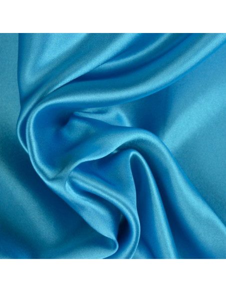 Deluxe satijnen voering - Oceaanblauw