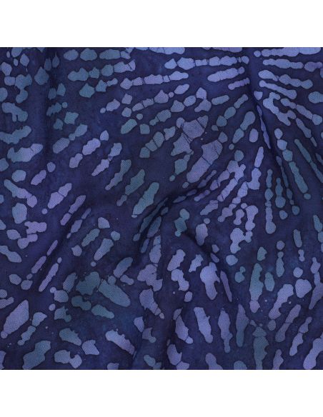 Viscose batikstof Keona - Marineblauw