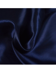 Deluxe satijnen voering - Marineblauw