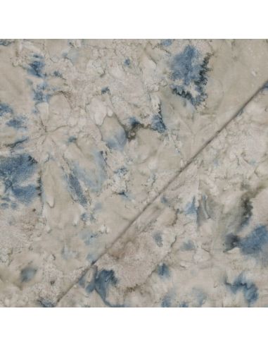 Batik katoenen stof Solia - Beige