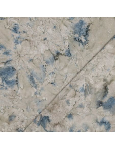 Batik katoenen stof Solia - Beige