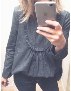 Patroon voor jurk, blouse of T-shirt Ida Mum - Ikatee