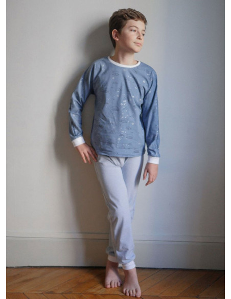 Sacha uniseks pyjamapatroon - Ikatee