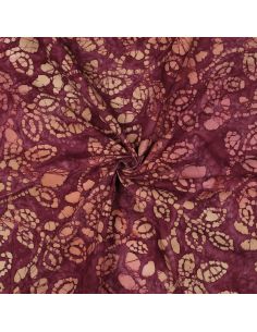 Batik katoenstof Méline - Kers