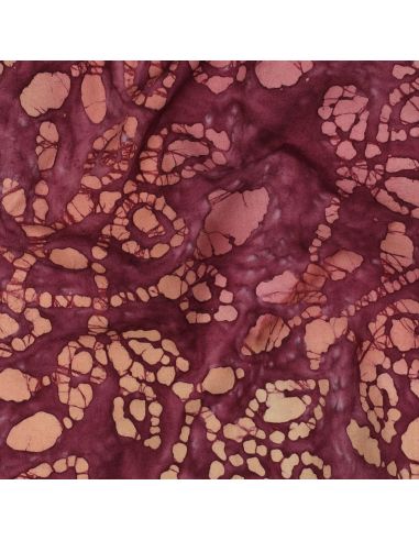 Batik katoenstof Méline - Kers