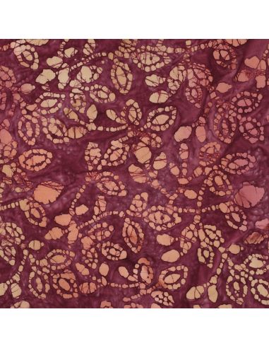 Batik katoenstof Méline - Kers
