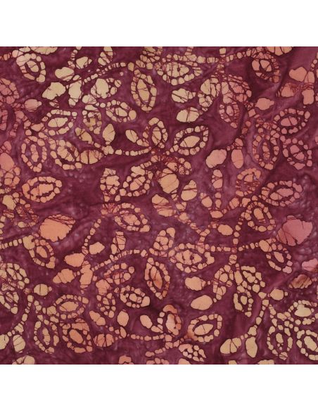 Batik katoenstof Méline - Kers