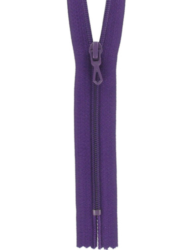 Nylon ritssluiting - Donkerpaars