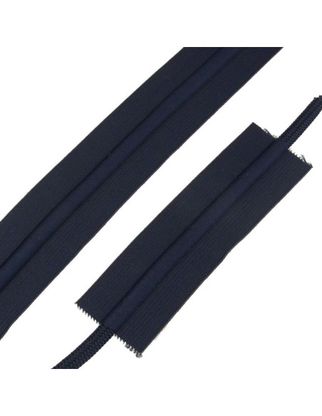 Elastiek met koord - Marineblauw