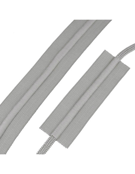 Elastiek met koord - Lichtgrijs