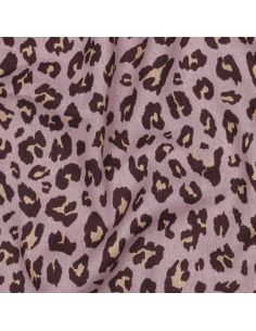 Viscose linnen stof Sauvage - Mauve 2