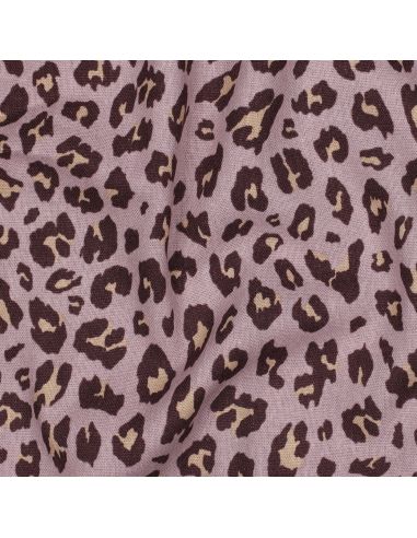 Viscose linnen stof Sauvage - Mauve