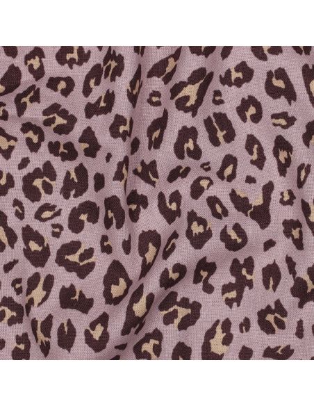 Viscose linnen stof Sauvage - Mauve