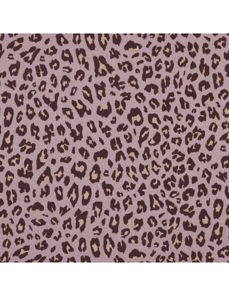 Viscose linnen stof Sauvage - Mauve