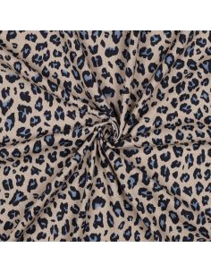 Viscose linnen stof Sauvage - Kameel