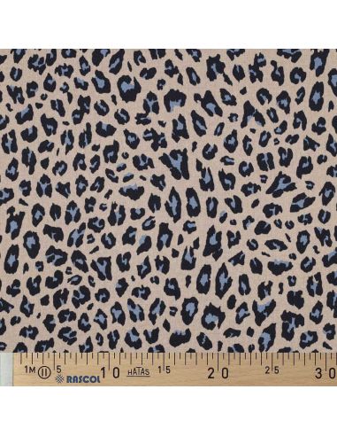 Viscose linnen stof Sauvage - Kameel