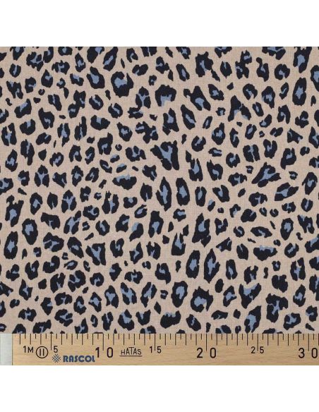Viscose linnen stof Sauvage - Kameel