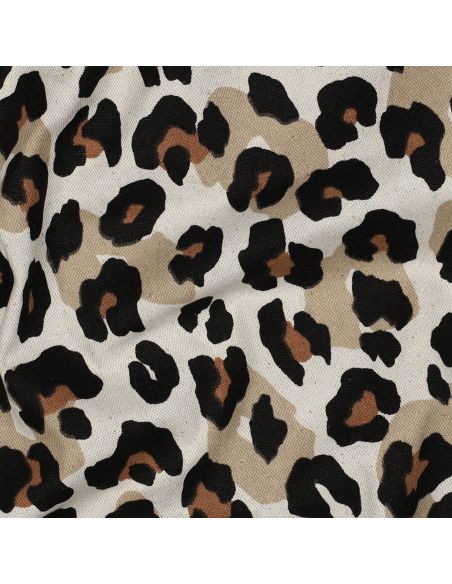 Katoenen canvasdoek - Luipaard