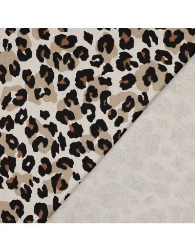Katoenen canvasdoek - Luipaard