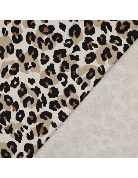 Katoenen canvasdoek - Luipaard
