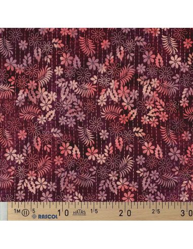Thea batik viscose stof - Kers