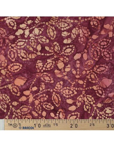 Batik katoenstof Méline - Kers