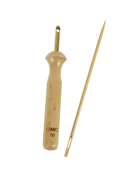 DMC ponsnaald van hout