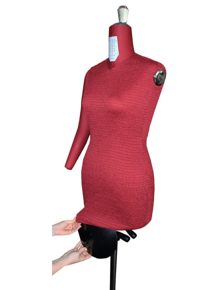 Hoogwaardige verstelbare paspop 38 / 50 met armen + buik