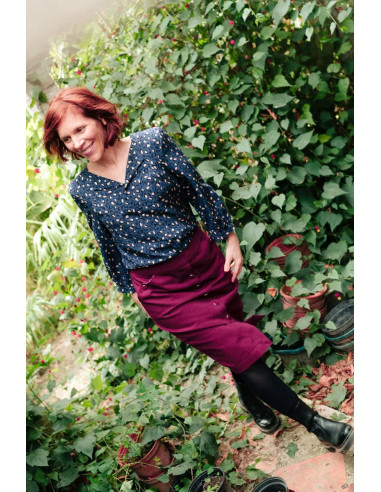 Dorothie blouse en jurk patroon - Églantine & Zoé