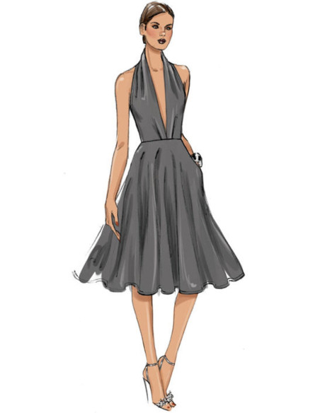 Jurkpatroon - Vogue 9343