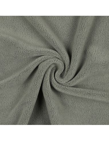 Microfleece stof - Groengrijs