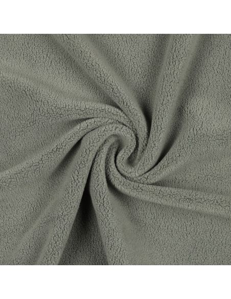 Microfleece stof - Groengrijs