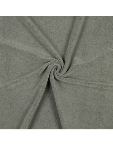 Microfleece stof - Groengrijs