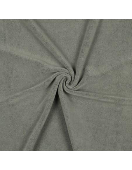 Microfleece stof - Groengrijs