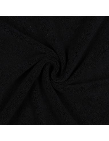 Microfleece stof - Zwart