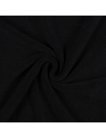 Microfleece stof - Zwart