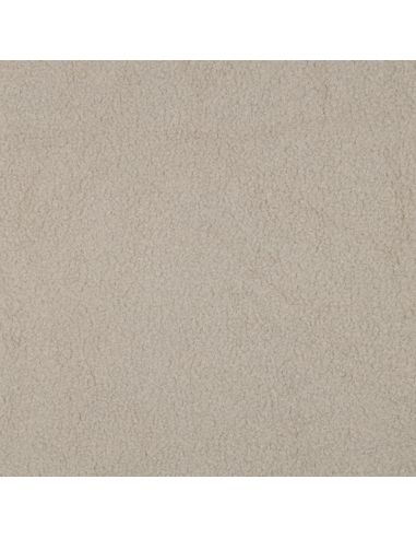 Teddy dubbelzijdige fleece stof - Beige