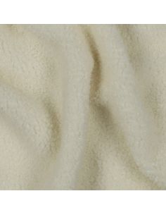 Teddy dubbelzijdige fleece stof - Ecru 2