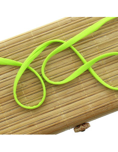 Lycra spaghetti koord 5 mm - Anijsgroen