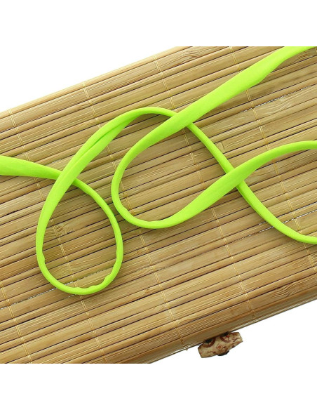 Lycra spaghetti koord 5 mm - Anijsgroen