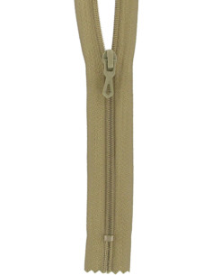 Nylon ritssluiting - Middel beige