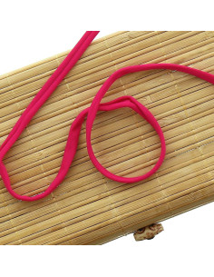 Lycra spaghetti koord 5 mm - Fuchsia