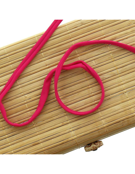 Lycra spaghetti koord 5 mm - Fuchsia
