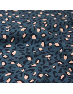 Viscose stof Bagheera Blauw - Églantine & Zoé