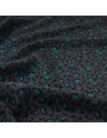 Viscose stof Bagheera Antraciet - Églantine & Zoé