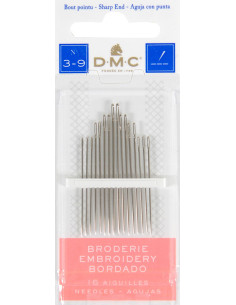 Borduurnaalden DMC nr. 3-9